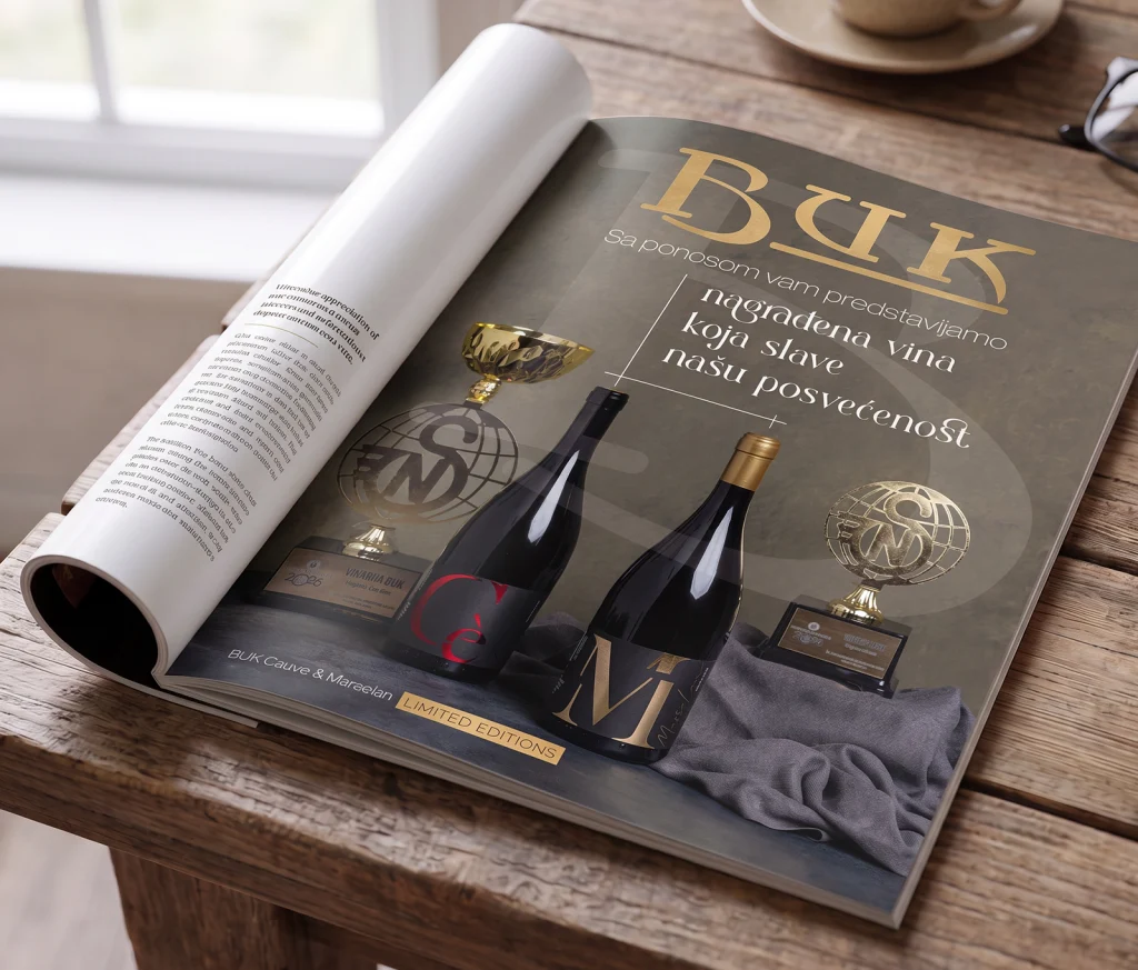BUK vinarija — Dizajn etikete za vino — Vinarija Buk